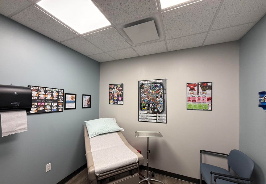 Clinical Thyroid Foam Board education infographic for medical offices